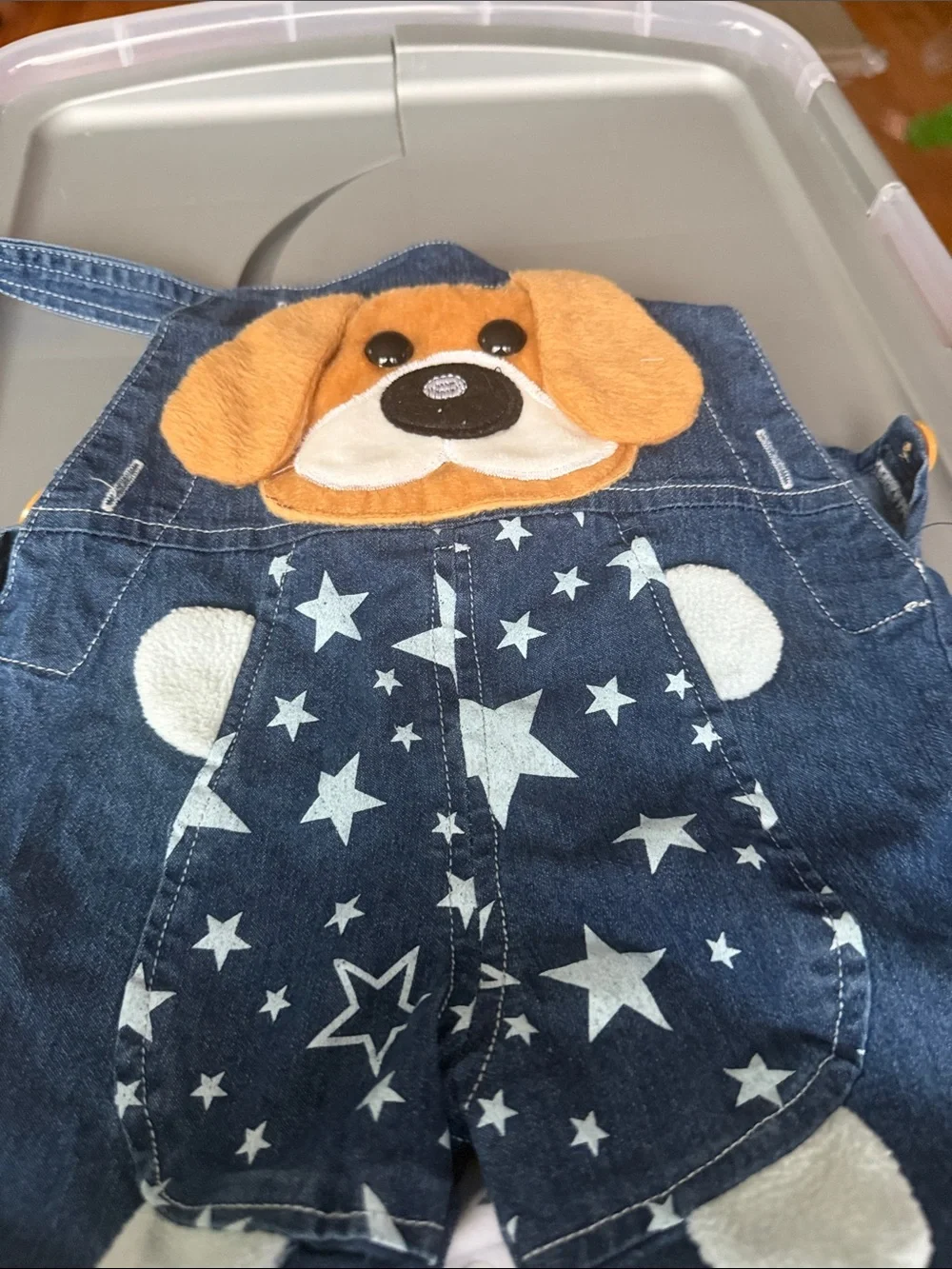 Sleeveless Star-Print Baby Sleep Sack - White with Gray Stars